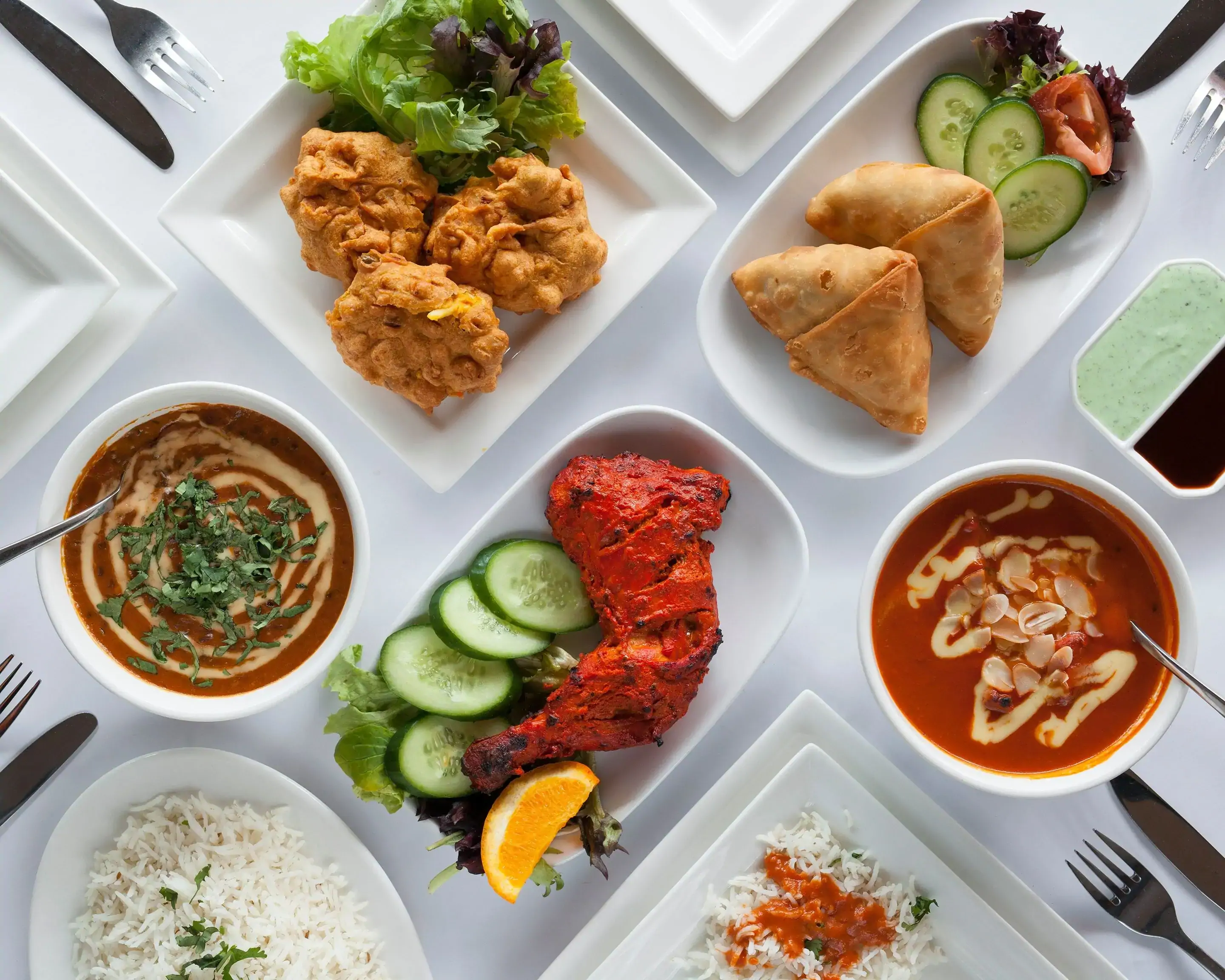 Authentic Indian dishes at Virsa Sweets & Restaurant in Beaumont, AB